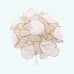 3" Diameter Satin Silk Flower 12X12 | White 3" Diameter Satin Silk Flower 12X12 | White